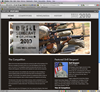 Screenshot of the US Army 2010 Drill Sergeant of the Year subsite homepage
